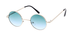 3730COL Unisex Metal Classic Small Round Lennon w/ Two Tone Lens