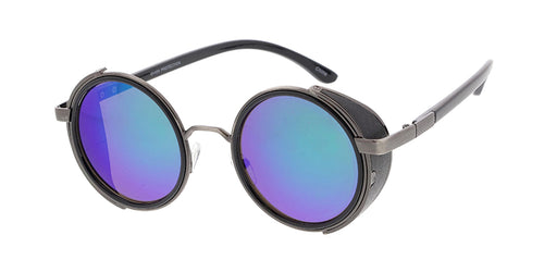 Steampunk sunglasses with side cover
