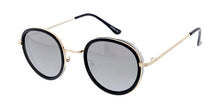 3789RV Unisex Combo Medium Round Hipster Frame w/ Color Mirror Lens