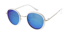 3789RV Unisex Combo Medium Round Hipster Frame w/ Color Mirror Lens