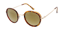 3789RV Unisex Combo Medium Round Hipster Frame w/ Color Mirror Lens
