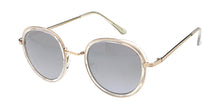 3789RV Unisex Combo Medium Round Hipster Frame w/ Color Mirror Lens