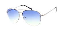 3966COL/MH Women's Metal Standard Aviator Half-Frame w/ Two Tone Lens