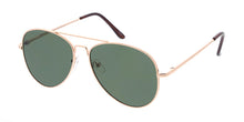 4004MH Unisex Standard Metal Aviator w/ Flat Lens