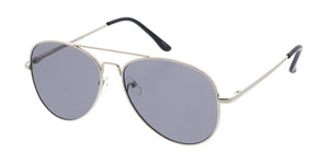 4004MH Unisex Standard Metal Aviator w/ Flat Lens