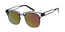 4020RV Unisex Metal Medium Cut Out Clubber Frame w/ Color Mirror Lens