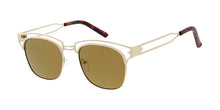 4020RV Unisex Metal Medium Cut Out Clubber Frame w/ Color Mirror Lens