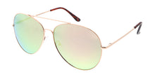 4102RV/MH Unisex Oversized Metal Aviator w/ Color Mirror Lens