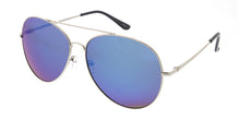 4102RV/MH Unisex Oversized Metal Aviator w/ Color Mirror Lens