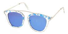 4194RV Women's Combo Medium Top Brow Printed Frame w/ Color Mirror Lens