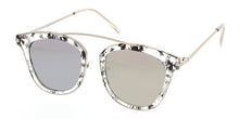 4194RV Women's Combo Medium Top Brow Printed Frame w/ Color Mirror Lens
