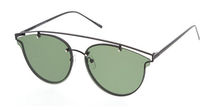 4231 Unisex Metal Medium Rimless Hipster Top Brow Frame