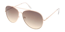 4261COL/MH Women's Metal Oversized Aviator w/ Two Tone Lens
