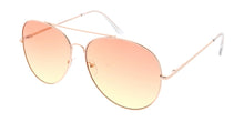 4261COL/MH Women's Metal Oversized Aviator w/ Two Tone Lens
