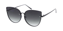 4268 Women's Metal Large Rimless Cat Eye Frame