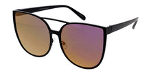 4275RV Women's Metal Oversized Cat Eye Frame w/ Color Mirror Lens