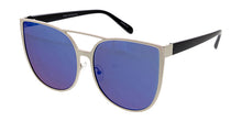 4275RV Women's Metal Oversized Cat Eye Frame w/ Color Mirror Lens