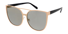 4275RV Women's Metal Oversized Cat Eye Frame w/ Color Mirror Lens