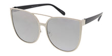 4275RV Women's Metal Oversized Cat Eye Frame w/ Color Mirror Lens