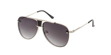 4281 Unisex Large Metal Rimless Aviator