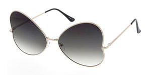 4310 Women's Metal Large Butterfly Wire Frame