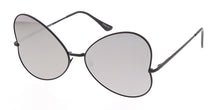 4311RV Women's Metal Large Butterfly Wire Frame w/ Color Mirror Lens