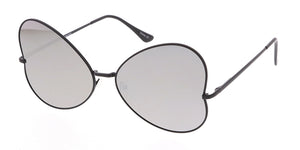 4311RV Women's Metal Large Butterfly Wire Frame w/ Color Mirror Lens