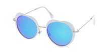 4316REV Women's Metal Heart Frame w/ Spectrum Color Mirror Lens