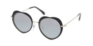 4316REV Women's Metal Heart Frame w/ Spectrum Color Mirror Lens