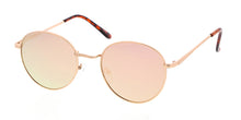 4318REV Unisex Classic Metal Round Frame w/ Spectrum Color Mirror Lens