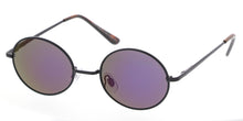 4436RV Unisex Metal Small Vintage Inspired Hipster Oval Wire Frame w/ Color Mirror Lens