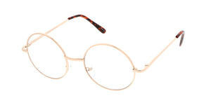 4550CLR Unisex Metal Round Clear lens