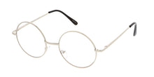 4550CLR Unisex Metal Round Clear lens