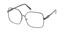 4566CLR Women's Metal Oversized Rectangular Blue Light Filtering Clear Lens Computer Glasses