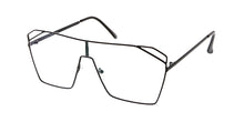 4578CLR Unisex Metal Metal Rectangular Shield w/ Clear Lens