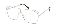 4578CLR Unisex Metal Metal Rectangular Shield w/ Clear Lens