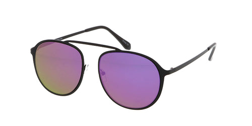 4582RV Unisex Metal Single Bridge Frame w/ Color Mirror Lens