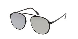4582RV Unisex Metal Single Bridge Frame w/ Color Mirror Lens