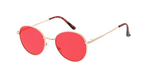 4595COL Unisex Classic Metal Round Frame w/ Color Lens