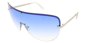 4602 Women's Metal Oversize Shield