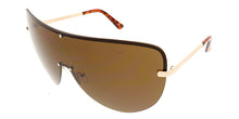 4602 Women's Metal Oversize Shield