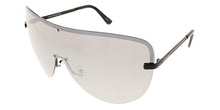 4603RV Women's Metal Oversize Shield w/ Color Mirror Lens
