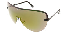 4603RV Women's Metal Oversize Shield w/ Color Mirror Lens