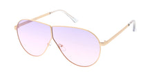 4616COL Women's Metal Large Wire Frame w/ Two Tone Lens
