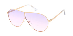 4616COL Women's Metal Large Wire Frame w/ Two Tone Lens