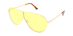 4617COL Unisex Metal Large Wire Frame w/ Color Lens