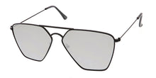4636RV Unisex Metal Geometric Aviator w/ Color Mirror Lens