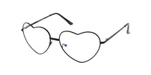 4643HRT/CLR Women's Metal Heart Frame Clear Lens