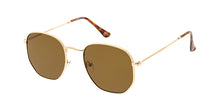 4674 Unisex Classic Metal Rounded Square Medium Frame