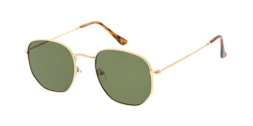 4674 Unisex Classic Metal Rounded Square Medium Frame